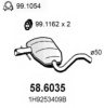 ASSO 58.6035 Middle Silencer